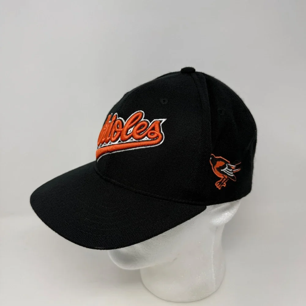 American Needle Baltimore Orioles Cooperstown Collection Snapback Hat Black Mens